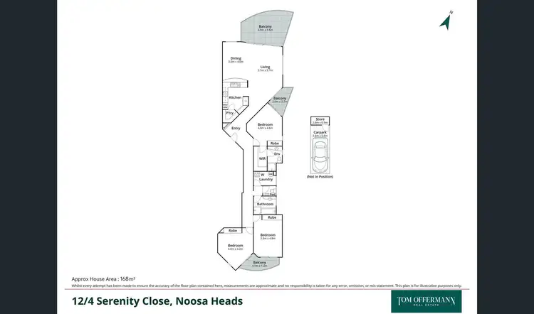 Floorplan of Homely unit listing, 12/2-4 Serenity Close, Noosa Heads QLD 4567