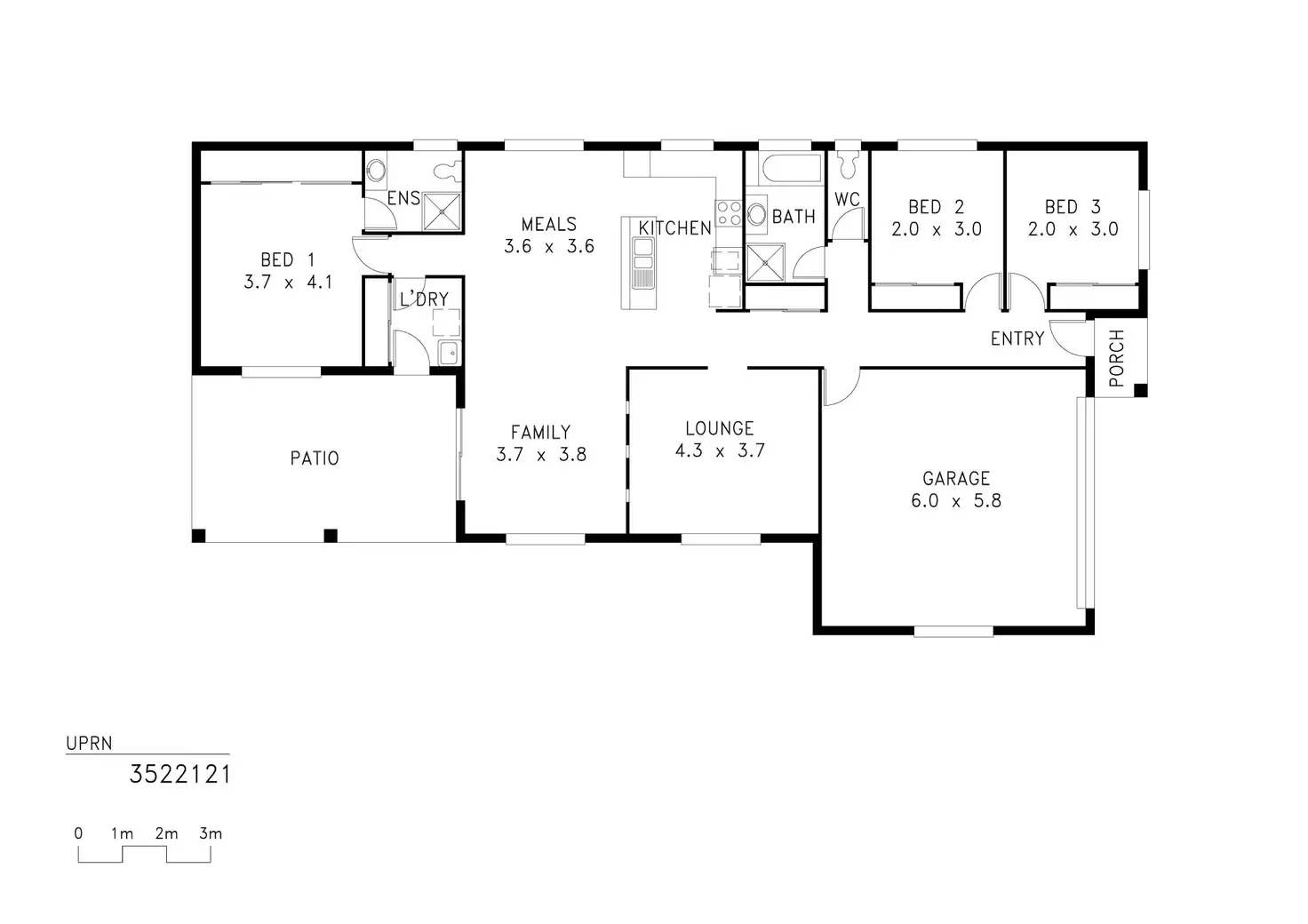 Floorplan of Homely house listing, 21 Skardon Place, Kelso QLD 4815