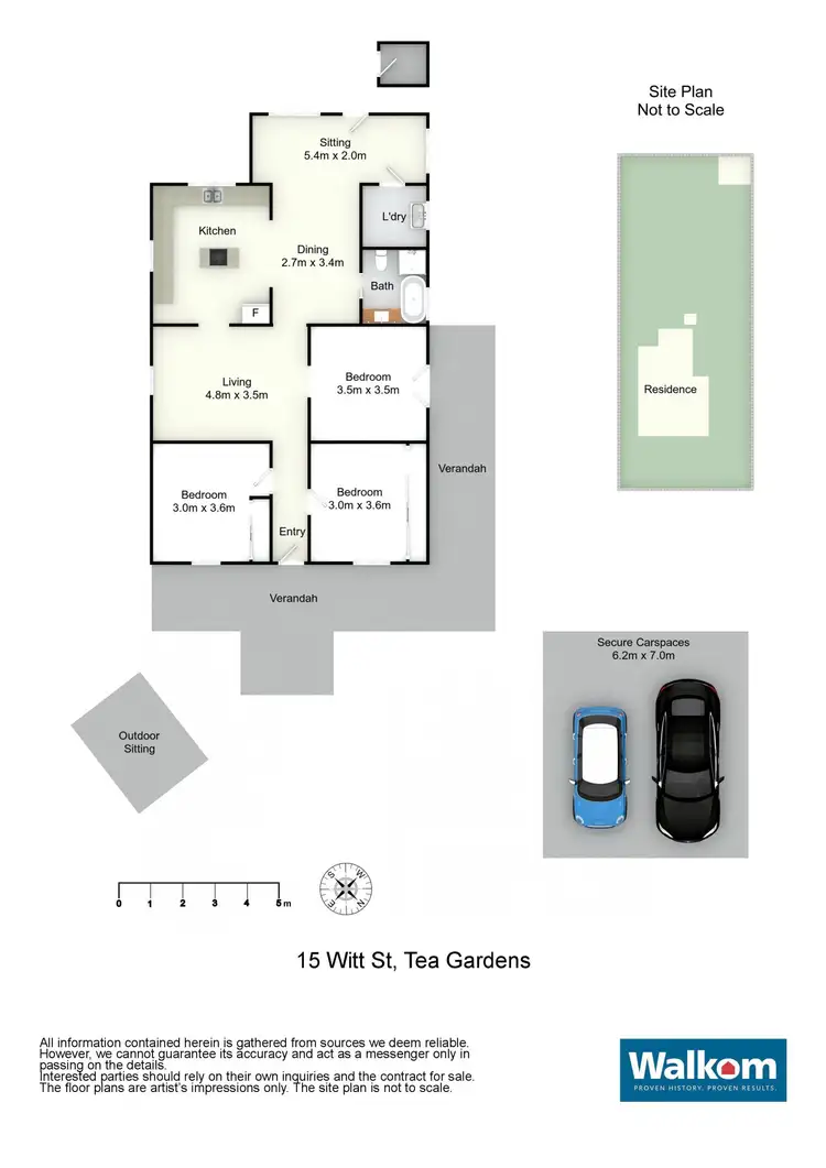 Floorplan of Homely house listing, 15 Witt Street, Tea Gardens NSW 2324