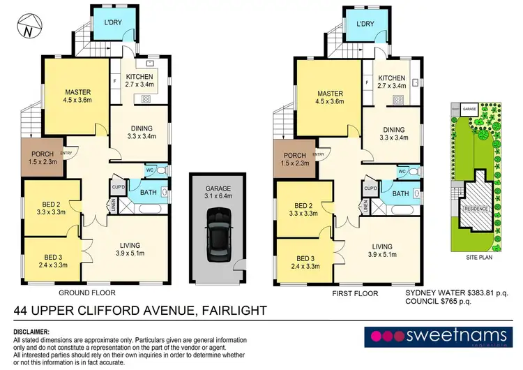 Floorplan of Homely block of units listing, 44 Upper Clifford Avenue, Fairlight NSW 2094