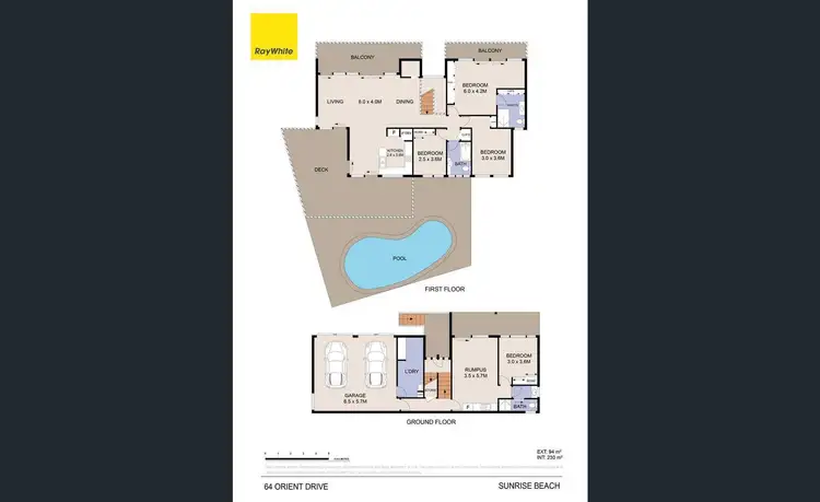 Floorplan of Homely house listing, 64 Orient Drive, Sunrise Beach QLD 4567