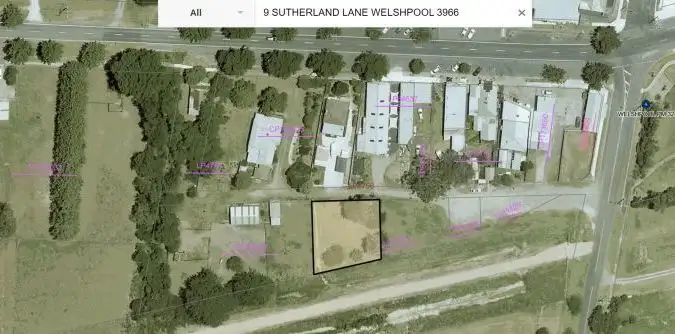 Floorplan of Homely land listing, 9 Sutherland Lane, Welshpool VIC 3966