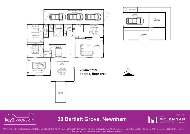 Floorplan of Homely house listing, 30 Bartlett Grove, Newnham TAS 7248