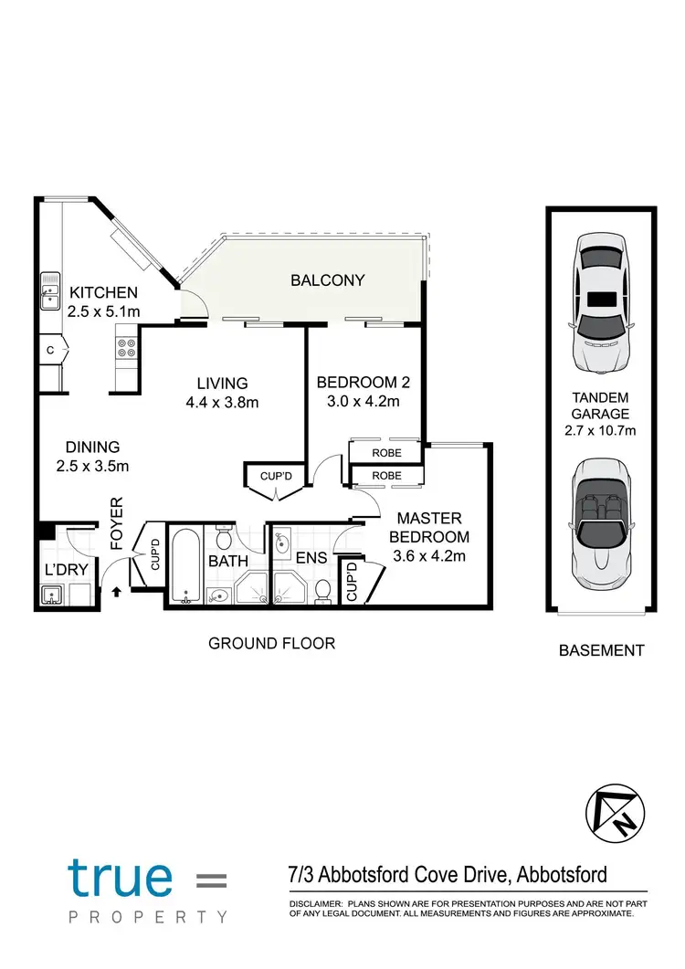 Floorplan of Homely apartment listing, 7/3 Abbotsford Cove Drive, Abbotsford NSW 2046