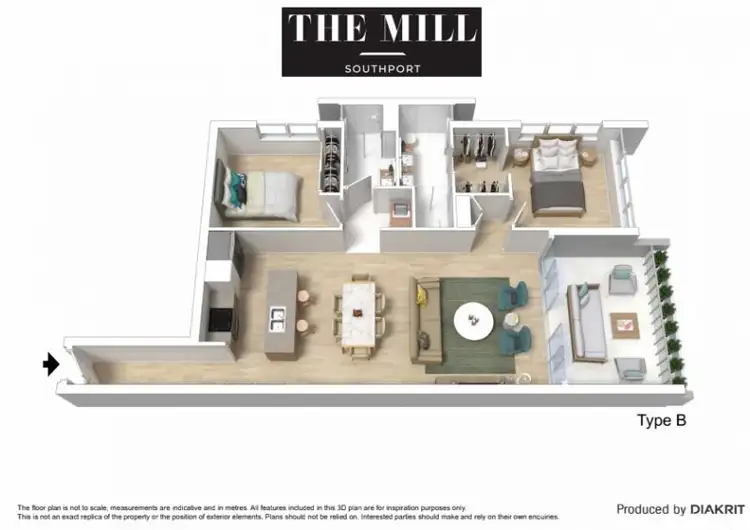 Floorplan of Homely unit listing, 202/137 Eugaree Street, Southport QLD 4215