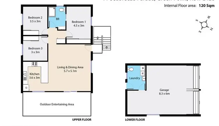 Floorplan of Homely house listing, 11 Seabreeze Parade, Green Point NSW 2428