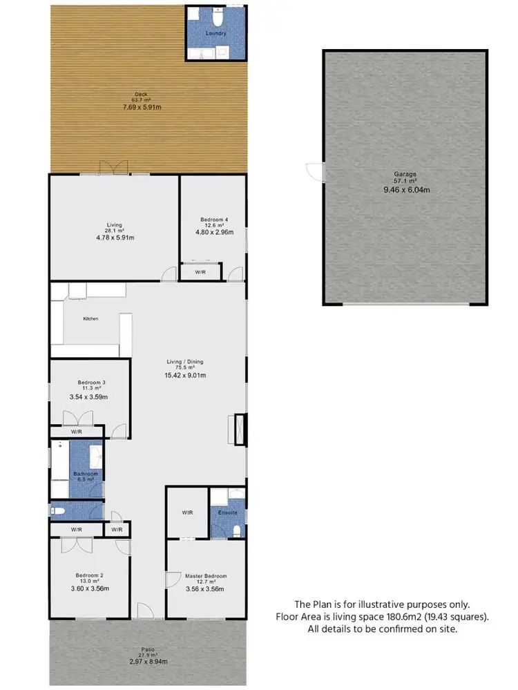 Floorplan of Homely house listing, 1 Lalors Road, Healesville VIC 3777