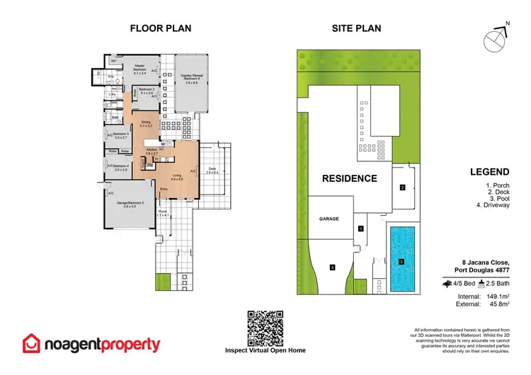 Floorplan of Homely house listing, 8 Jacana Close, Port Douglas QLD 4877