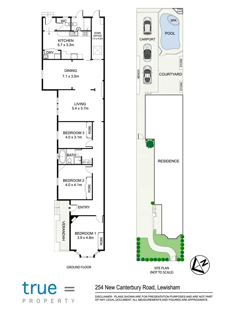 Floorplan of Homely house listing, 254 New Canterbury Road, Lewisham NSW 2049