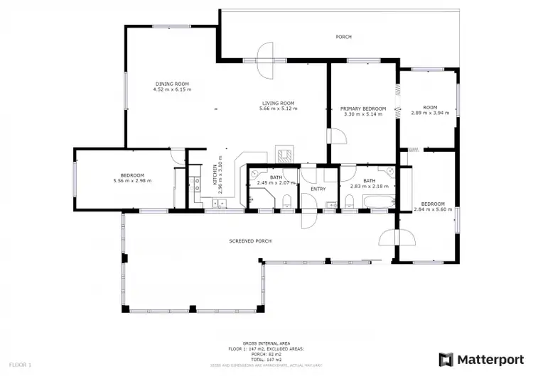 Floorplan of Homely rural property listing, 167 River Road, Millstream QLD 4888