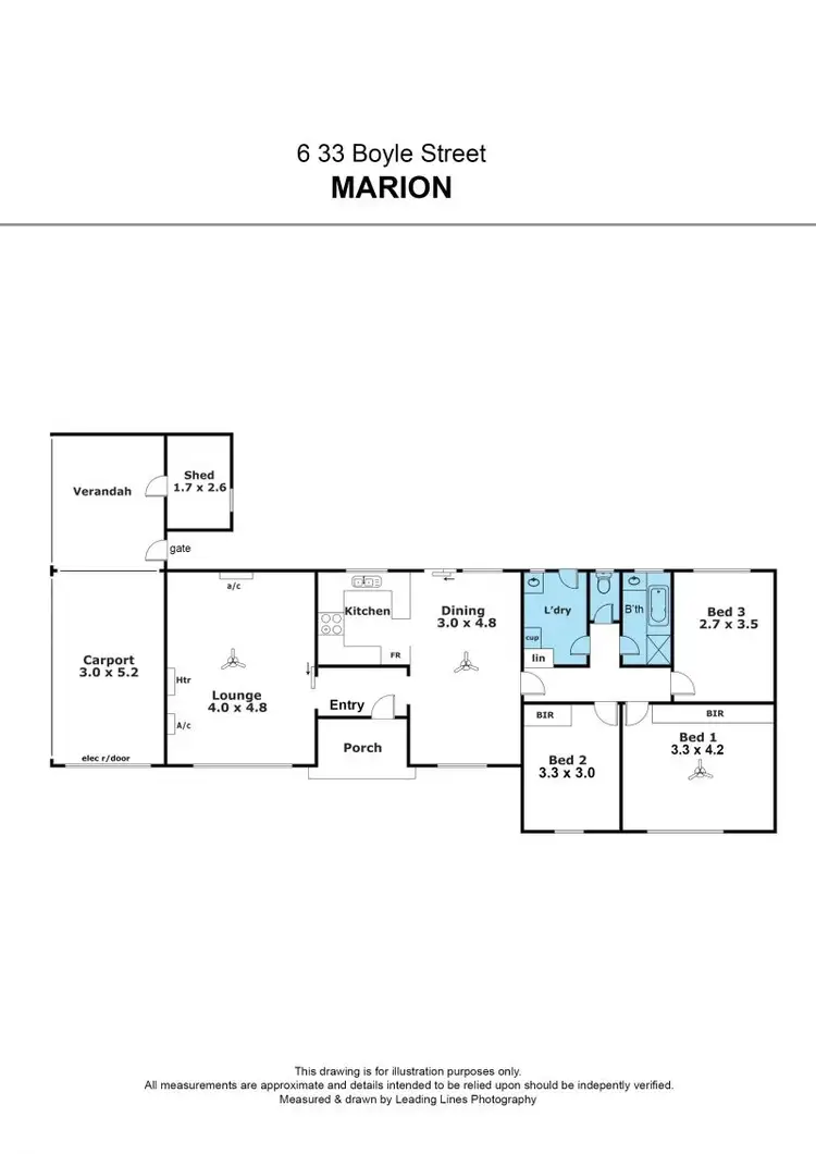 Floorplan of Homely house listing, 6/33 Boyle Street, Marion SA 5043