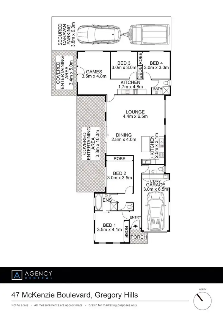 Floorplan of Homely house listing, 47 McKenzie Boulevard, Gregory Hills NSW 2557