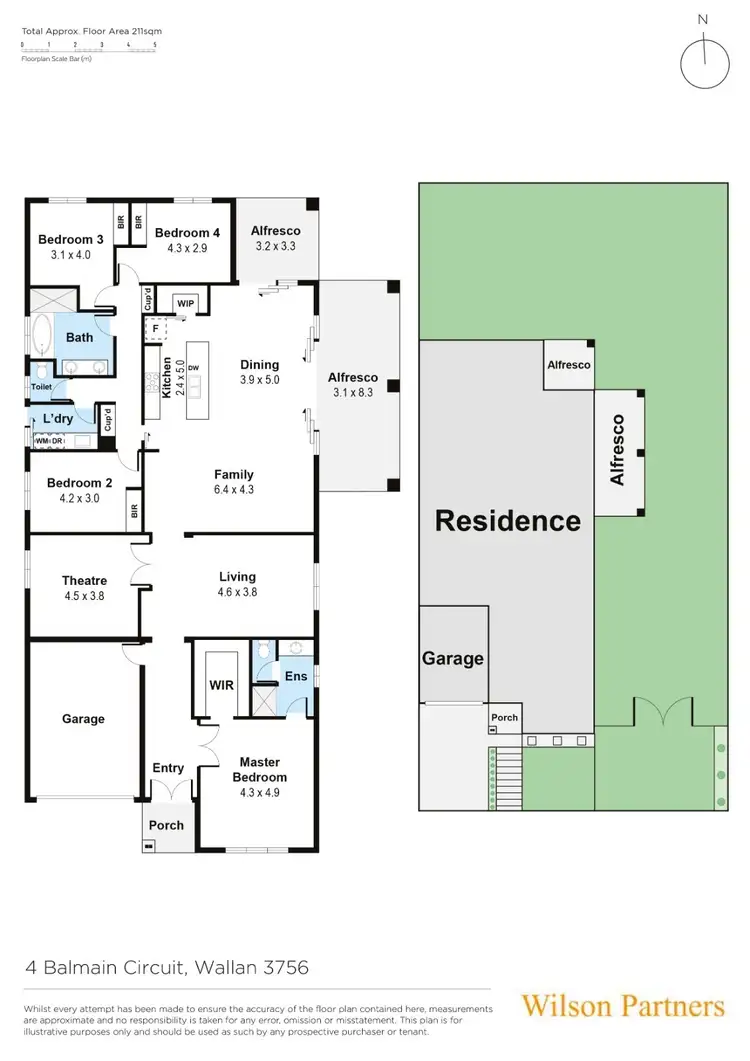 Floorplan of Homely house listing, 4 Balmain Circuit, Wallan VIC 3756