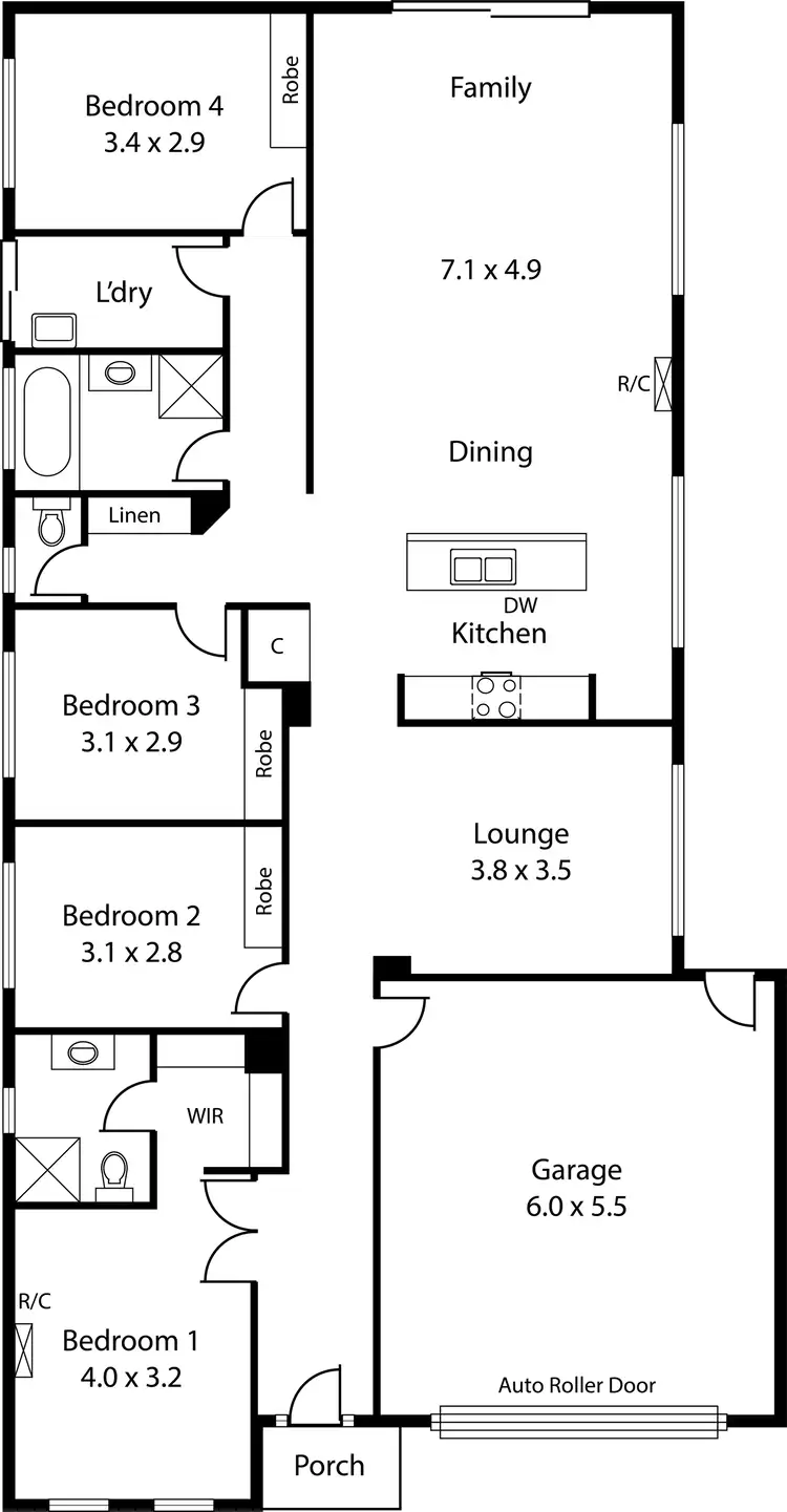 Floorplan of Homely house listing, 15 Queensberry Way, Blakeview SA 5114