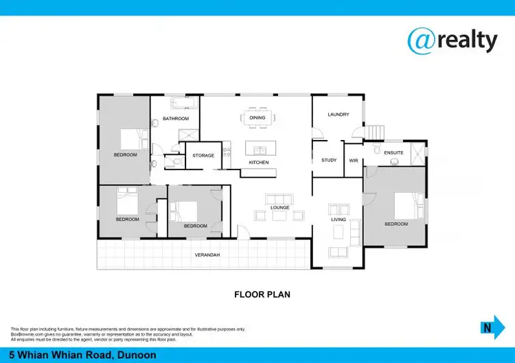 Floorplan of Homely rural property listing, 5 Whian Whian Road, Dunoon NSW 2480