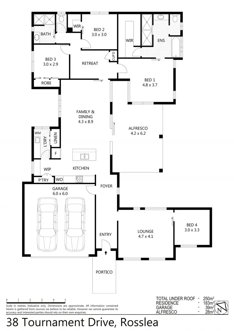 Floorplan of Homely house listing, 38 Tournament Drive, Rosslea QLD 4812