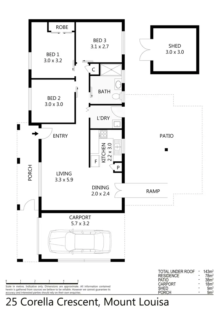 Floorplan of Homely house listing, 25 Corella Crescent, Mount Louisa QLD 4814