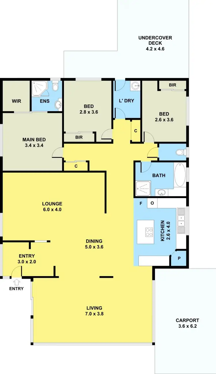 Floorplan of Homely house listing, 58 Riverview Road, Nerang QLD 4211