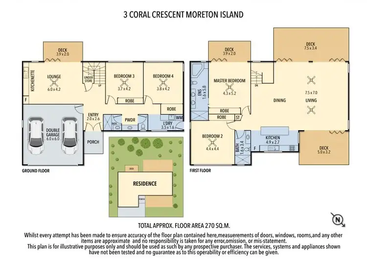 Floorplan of Homely house listing, 3 Coral Crescent, Tangalooma QLD 4025