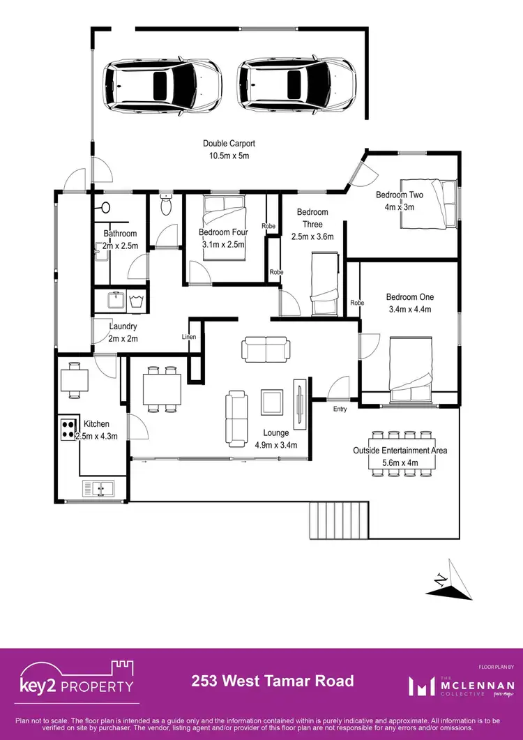 Floorplan of Homely house listing, 253 West Tamar Road, Riverside TAS 7250