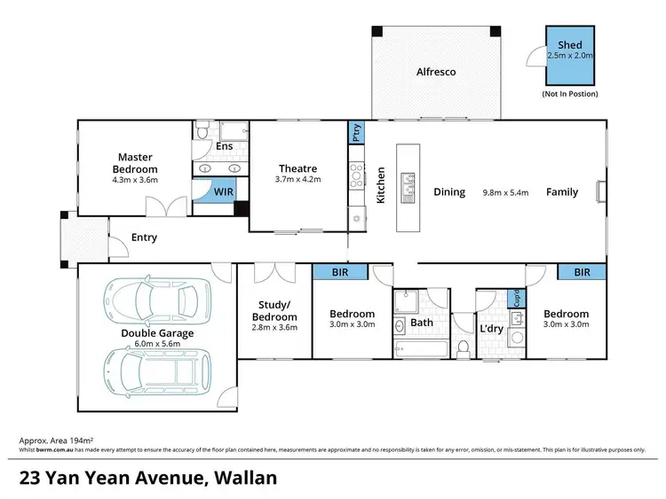 Floorplan of Homely house listing, 23 Yan Yean Avenue, Wallan VIC 3756