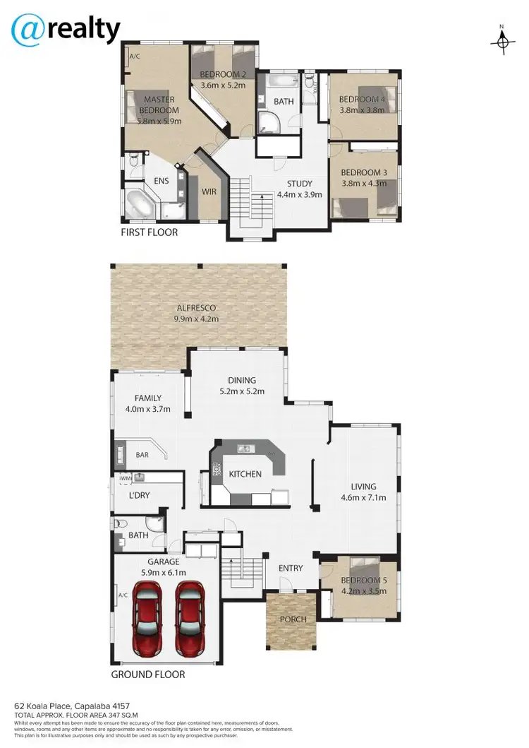Floorplan of Homely house listing, 62 Koala Place, Capalaba QLD 4157