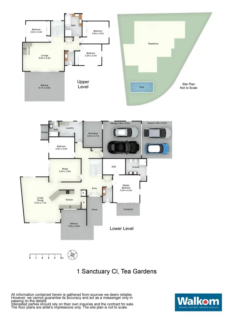 Floorplan of Homely house listing, 1 Sanctuary Close, Tea Gardens NSW 2324