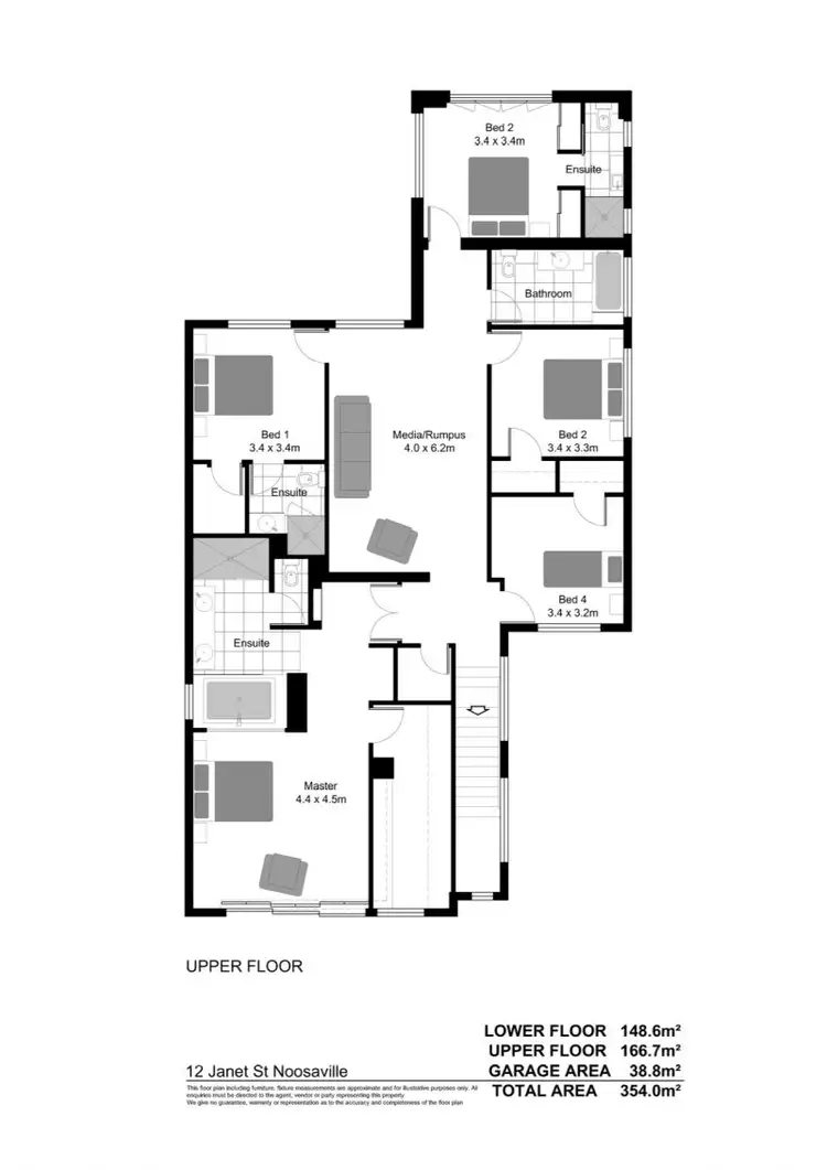 Floorplan of Homely house listing, 12 Janet Street, Noosaville QLD 4566