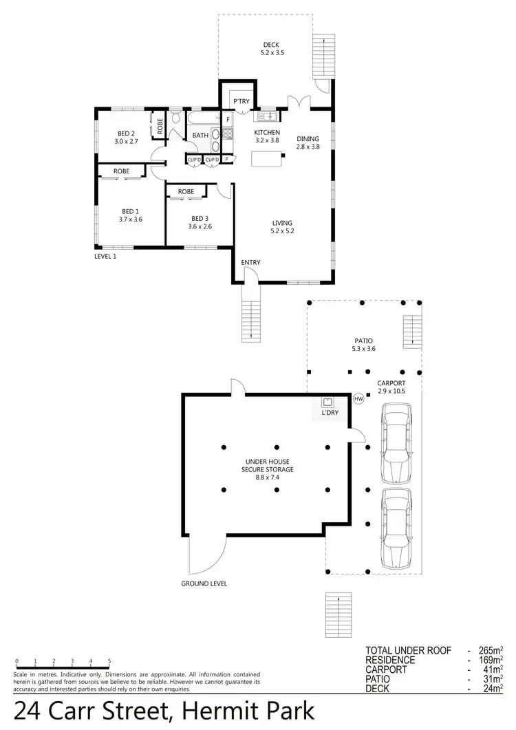 Floorplan of Homely house listing, 24 Carr Street, Hermit Park QLD 4812