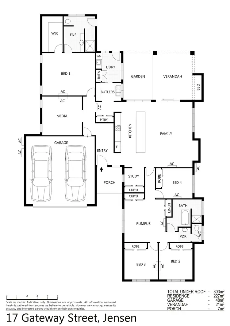 Floorplan of Homely house listing, 17 Gateway Street, Jensen QLD 4818