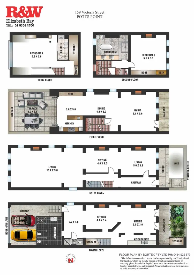 Floorplan of Homely terrace listing, 159 Victoria Street, Potts Point NSW 2011