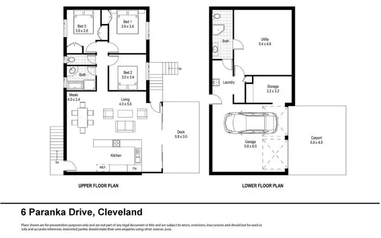 Floorplan of Homely house listing, 6 Paranka Drive South, Cleveland QLD 4163