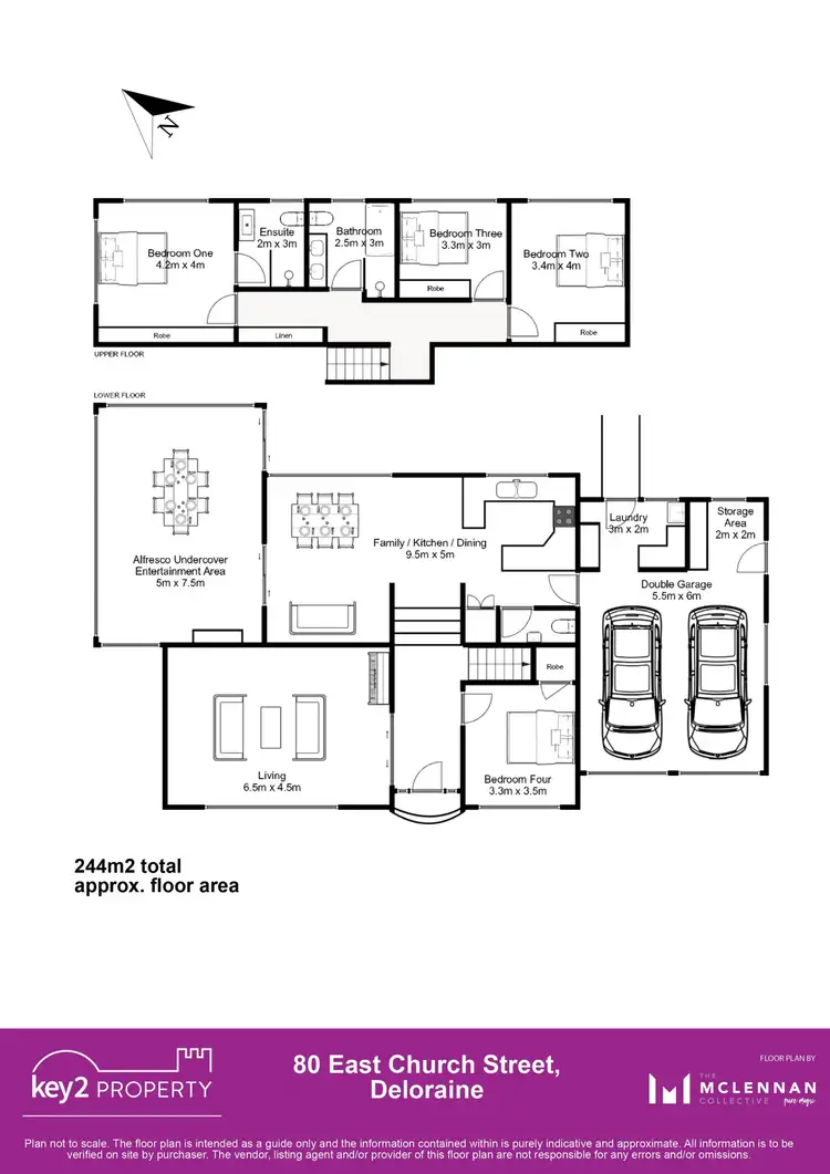 Floorplan of Homely house listing, 80 East Church Street, Deloraine TAS 7304