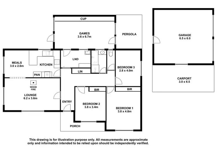 Floorplan of Homely house listing, 1 Plover Street, Mount Gambier SA 5290