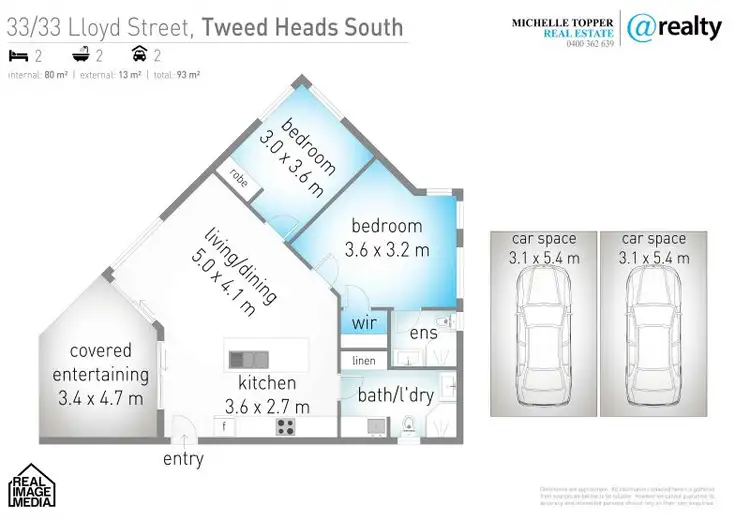 Floorplan of Homely apartment listing, 33/33 Lloyd Street, Tweed Heads South NSW 2486