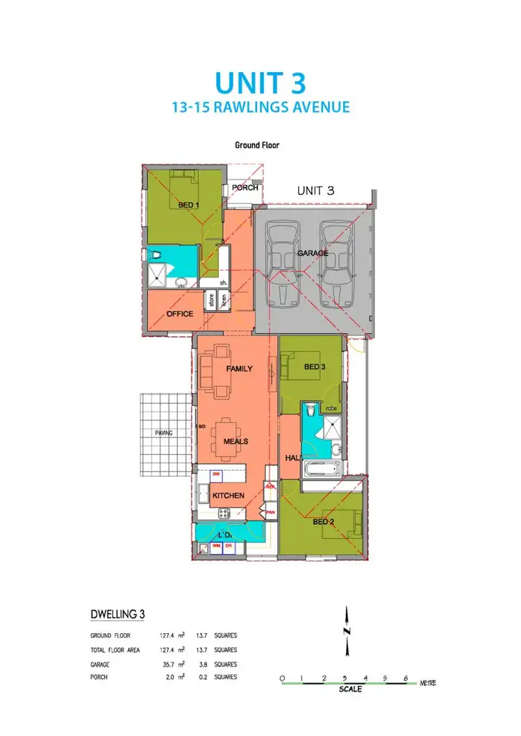 Floorplan of Homely house listing, Unit 3/13-15 Rawlings Avenue, Ferntree Gully VIC 3156
