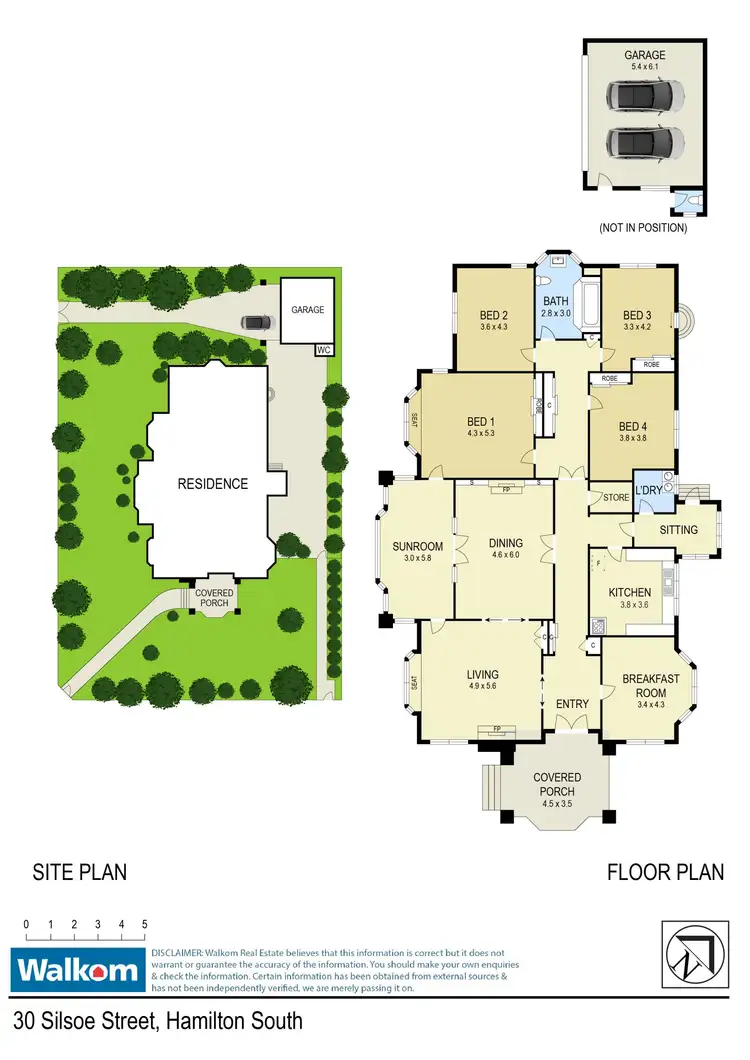 Floorplan of Homely house listing, *30 Silsoe Street, Hamilton South NSW 2303