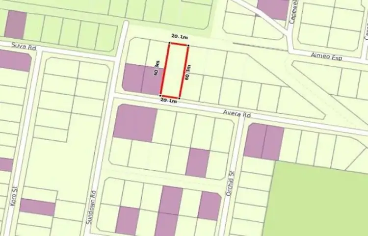 Floorplan of Homely land listing, 64 Aimeo Esplanade, Russell Island QLD 4184