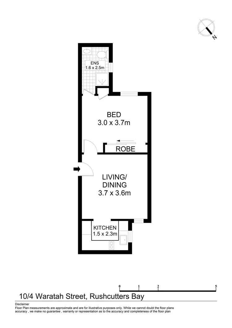 Floorplan of Homely apartment listing, 10/4 Waratah Street, Rushcutters Bay NSW 2011