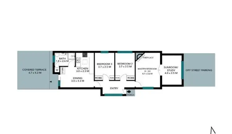 Floorplan of Homely house listing, 26 Oliver Street, Freshwater NSW 2096