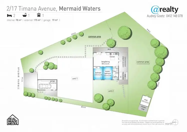 Floorplan of Homely house listing, 2/17 Timana Avenue, Mermaid Waters QLD 4218