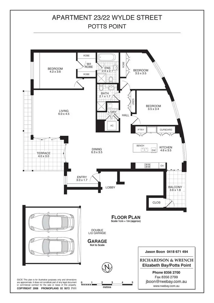 Floorplan of Homely apartment listing, 23/22 Wylde Street, Potts Point NSW 2011
