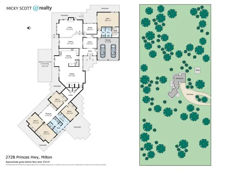 Floorplan of Homely rural property listing, 272B Princes Highway, Milton NSW 2538