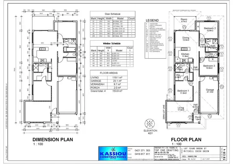 Floorplan of Homely house listing, 25 Brook Circuit, Zuccoli NT 832
