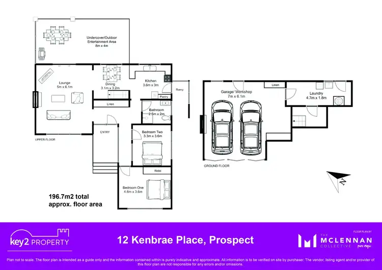 Floorplan of Homely house listing, 12 Kenbrae Place, Prospect TAS 7250