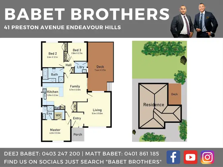 Floorplan of Homely house listing, 41 Preston Avenue, Endeavour Hills VIC 3802