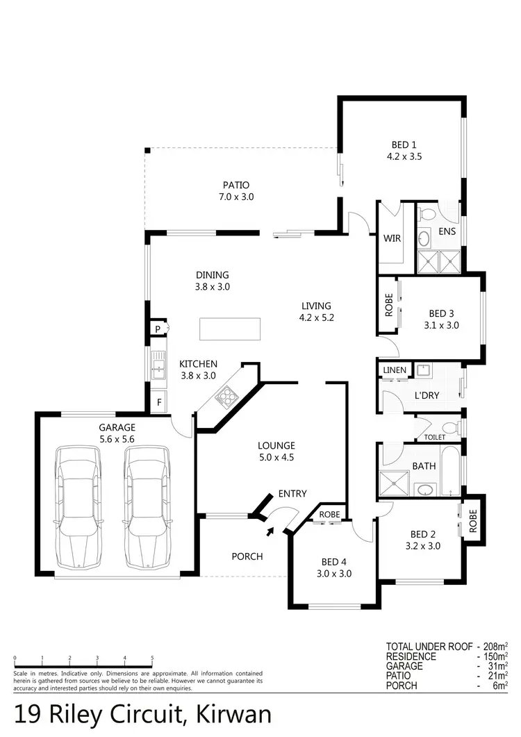 Floorplan of Homely house listing, 19 Riley Circuit, Kirwan QLD 4817