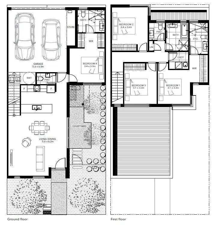 Floorplan of Homely townhouse listing, Lot 86/430 Blackshaws RD, Altona North VIC 3025