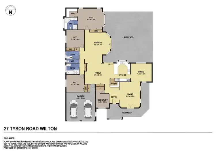 Floorplan of Homely house listing, 27 Tyson Road, Wilton NSW 2571