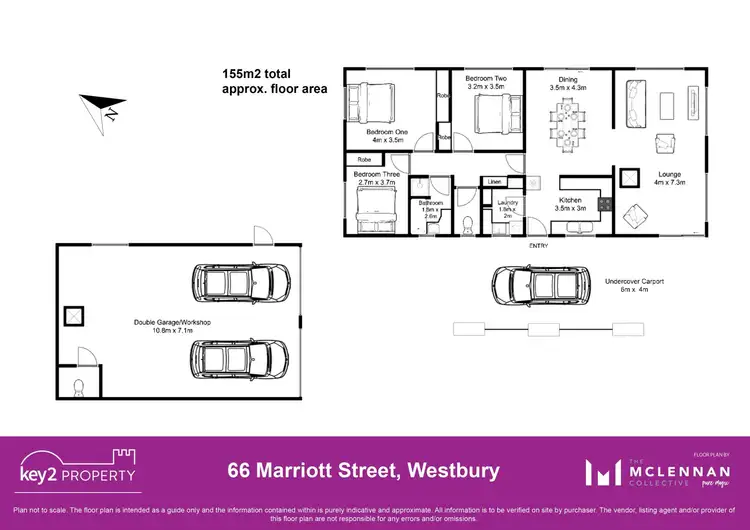 Floorplan of Homely house listing, 66 Marriott Street, Westbury TAS 7303